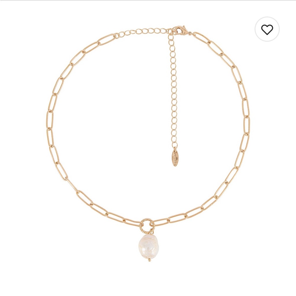 NWT Ettika Pearl Pendant Necklace